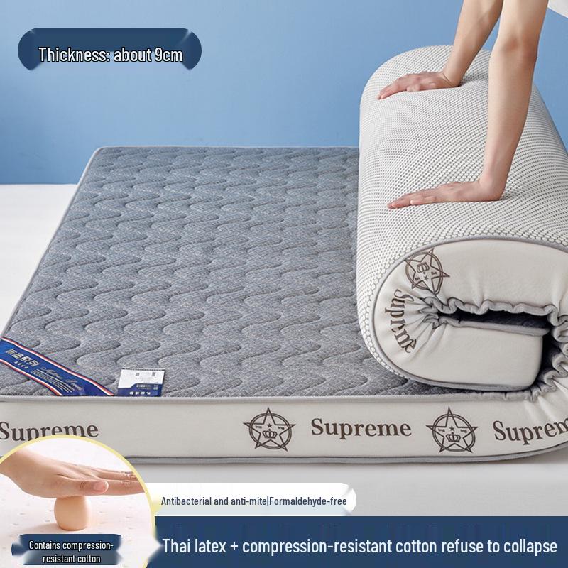 Thickened Latex Memory Foam Mattress – Soft, Foldable, Single Bed Underlay for Dorm or Home