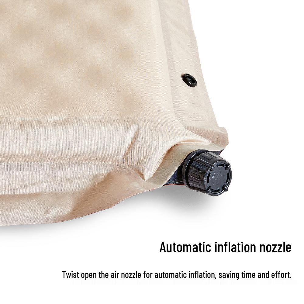 Polka Dot Automatic Inflatable Camping Mattress: Outdoor Air Bed & Picnic Mat