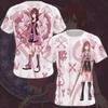 Anime Gra Kingdom Hearts Koszulki Cosplay Nadruk 3D Unisex Koszulka Męska Damska Krótki Rękaw Harajuku Oversize Męski Top z Postaciami z Kreskówek
