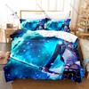 Cool Trinity Seven 3PCS Bedding Set Anime Girls Character Print Soft Microfiber Duvet Cover Pillowcase Bedroom Decor