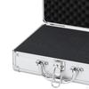 Aluminum Hard Carrying Case,Aluminum Case with Foam,Microphone Shockproof Case,Hard Shell