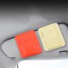 Multi-Functional Car Sun Visor Storage Clip, Sunglasses Holder with Card, Business Card, ID, Receipt Storage Pocket