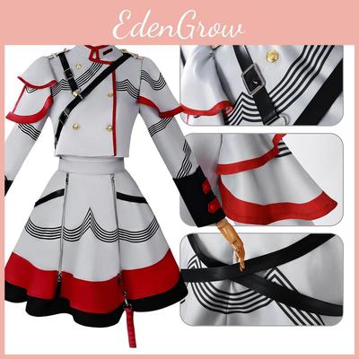 Virtual Idol Reona Cosplay Outfit With Accessories Made Of Polyester For Gaming Enthusiasts