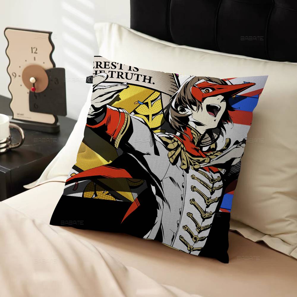 Hot Video P-Persona 5 Gaming Pillow Cover Design Cushion Cover Decor Holiday Decorati