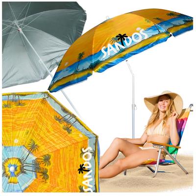 Garden Beach Umbrella - Beach Pattern