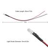 20PCS 5‑12V Light Emitting Diodes 5mm LED Light Diodes Mini LED Diodes  Circuit Science Experiment