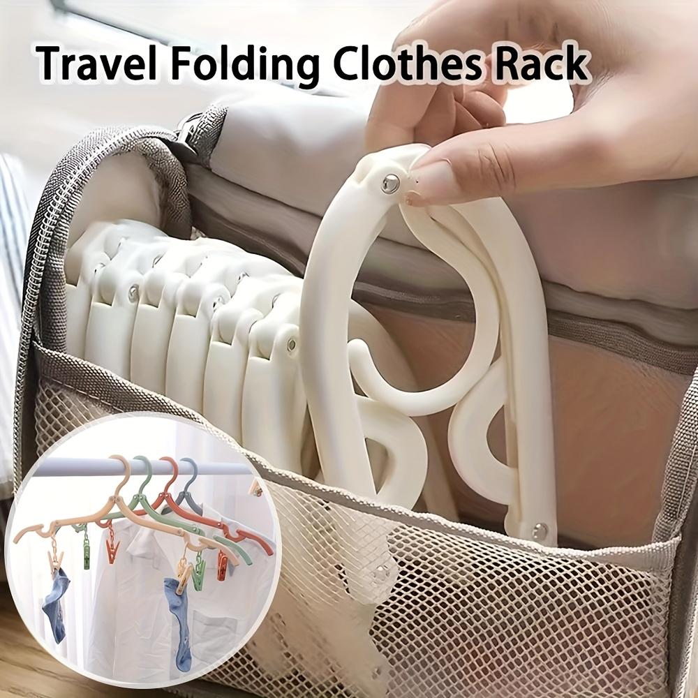Portable Folding Travel Hangers - Essential Cruise Accessories, Space-Saving Clothes Drying Racks, Hangers for Clothes