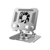 2025 Rotatable & Foldable Laptop Riser: Alloy Heat-Dissipation Stand with Flat, Rotating Monitor Feature.