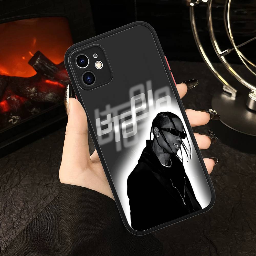Luxury Travis Scott Cactus Jack For IPhone 16 15 14 Plus 13 12 11 Pro Max X XS MAX Matte Color Aesthetic Phone Cover