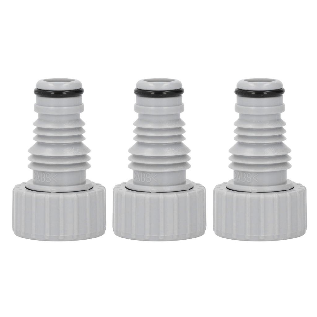 3pcs P05347 Drain Valve Adapter Plastic Hose Adapter Swimming Pool Accessories Drain Valve Adapter G3 4 Inner Thread
