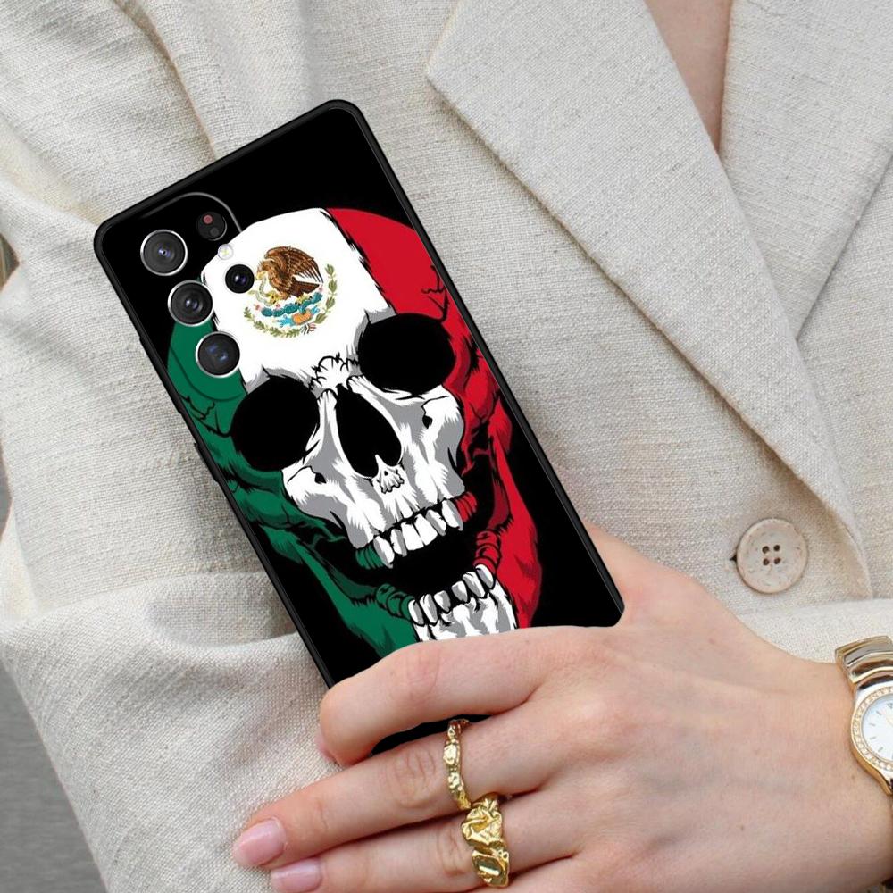 Mexico Flag SOFT Cell Phone Case for Samsung Galaxy S26 Ultra S25 S24 S23 S22 S21 S20 Note10 Cover