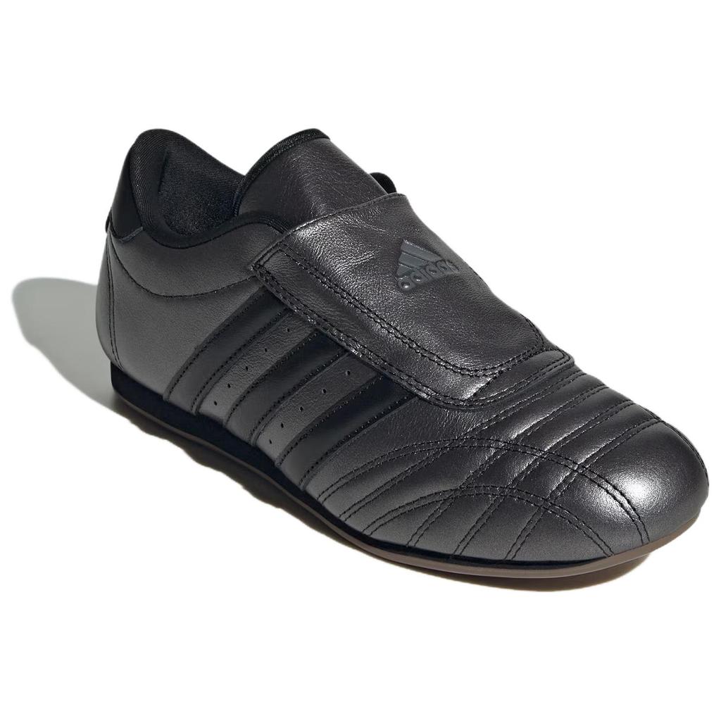 adidas Taekwondo Metallic Grey Black Women Sneakers Supplier-Color Grey-Five Core-Black JS4024