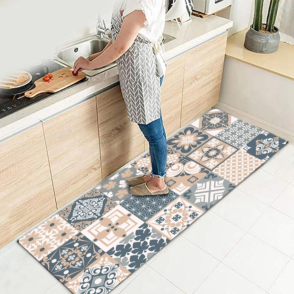 Home Carpet Entryway Anti-Slip Bathroom Kitchen Floor Mat Carpet Entrance Door Mat Corridor Floor Decoration Home Kitchen Carpet
