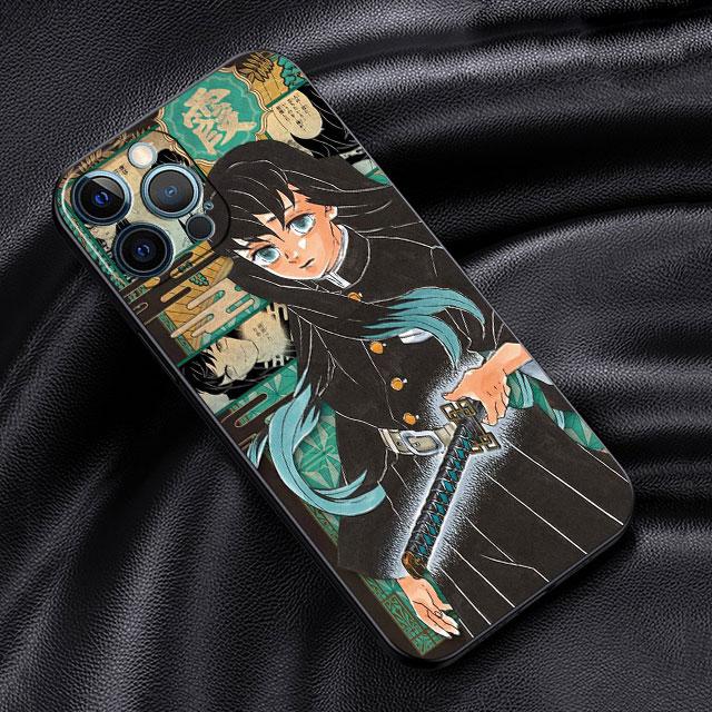 

Мягкий чехол для Apple iPhone 11 13 Pro Max 14 12 Mini 7 8 Plus X XS XR SE 2020 6 6S 5 5S, чехол для телефона Funda Demon Slayer Art Shell iPhone 5 5S SE