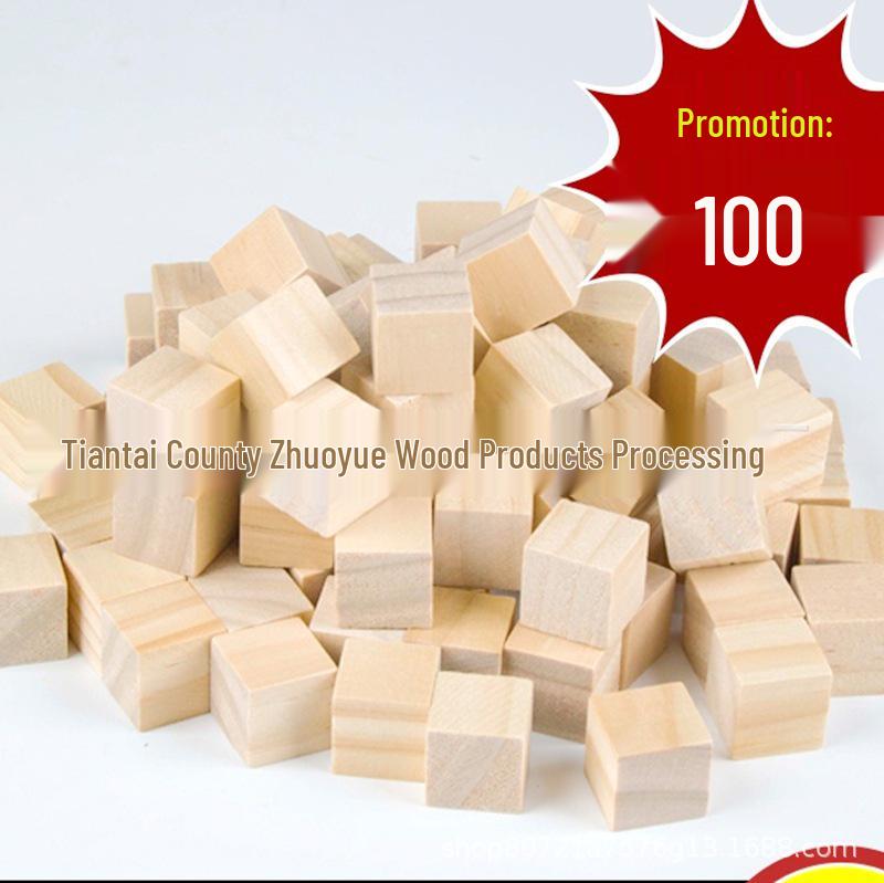 

Трансграничные горячие кубики из соснового дерева для DIY и обучения математике 1cm 50 pcs 26g