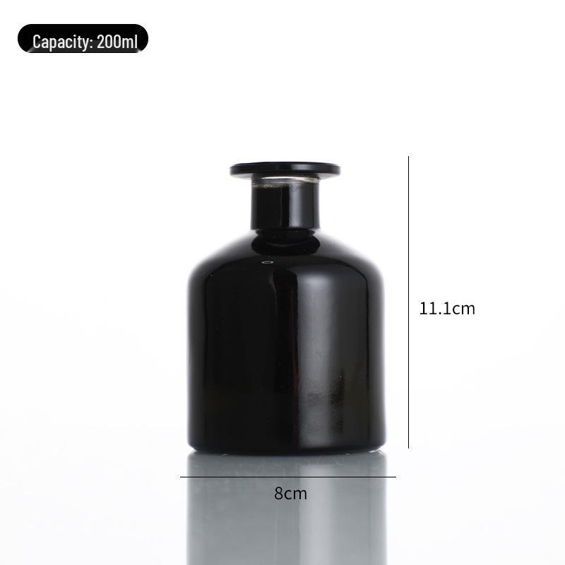 Hot Selling 100ml Large Belly Colored Glass Aroma Diffuser Bottle - Transparent or Frosted
