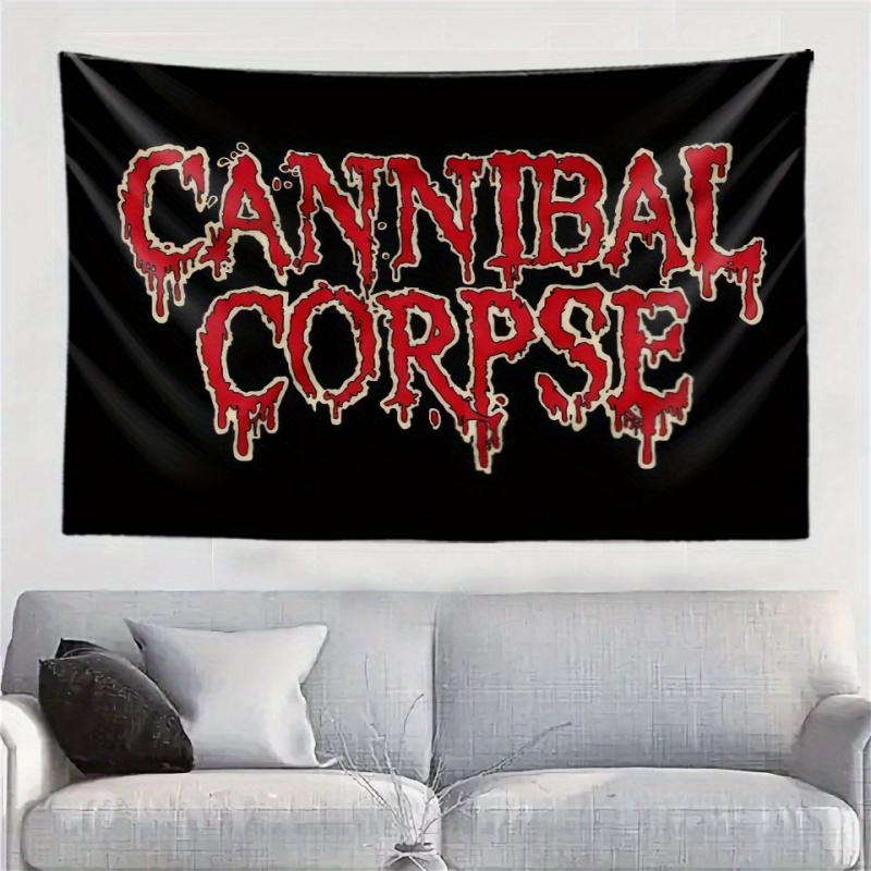VIKAMA Death Metal Band Wind Wall Hanging Decoration Music Room Bedroom and Punk Theme Decoration Home Decoration