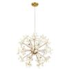 W1917 Modern Luxury Crystal Chandelier Dandelion Round Ball Pendant Ceiling Lamp for Dining Living Room Hanging Light New
