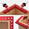 90 Degrees Carpenter's Square Ruler Woodworking Tool L-Shaped Auxiliary Fixture Splicing Board Right Angle Fixing Clip