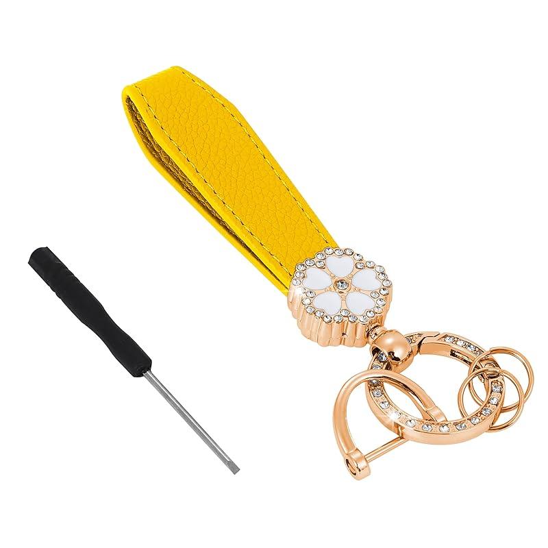 

[tonecraft] key ring cherry blossoms cherry blossoms cherry blossom simple orthodox bag charm Popularity Fashionable cute Sparkling gold (yellow)