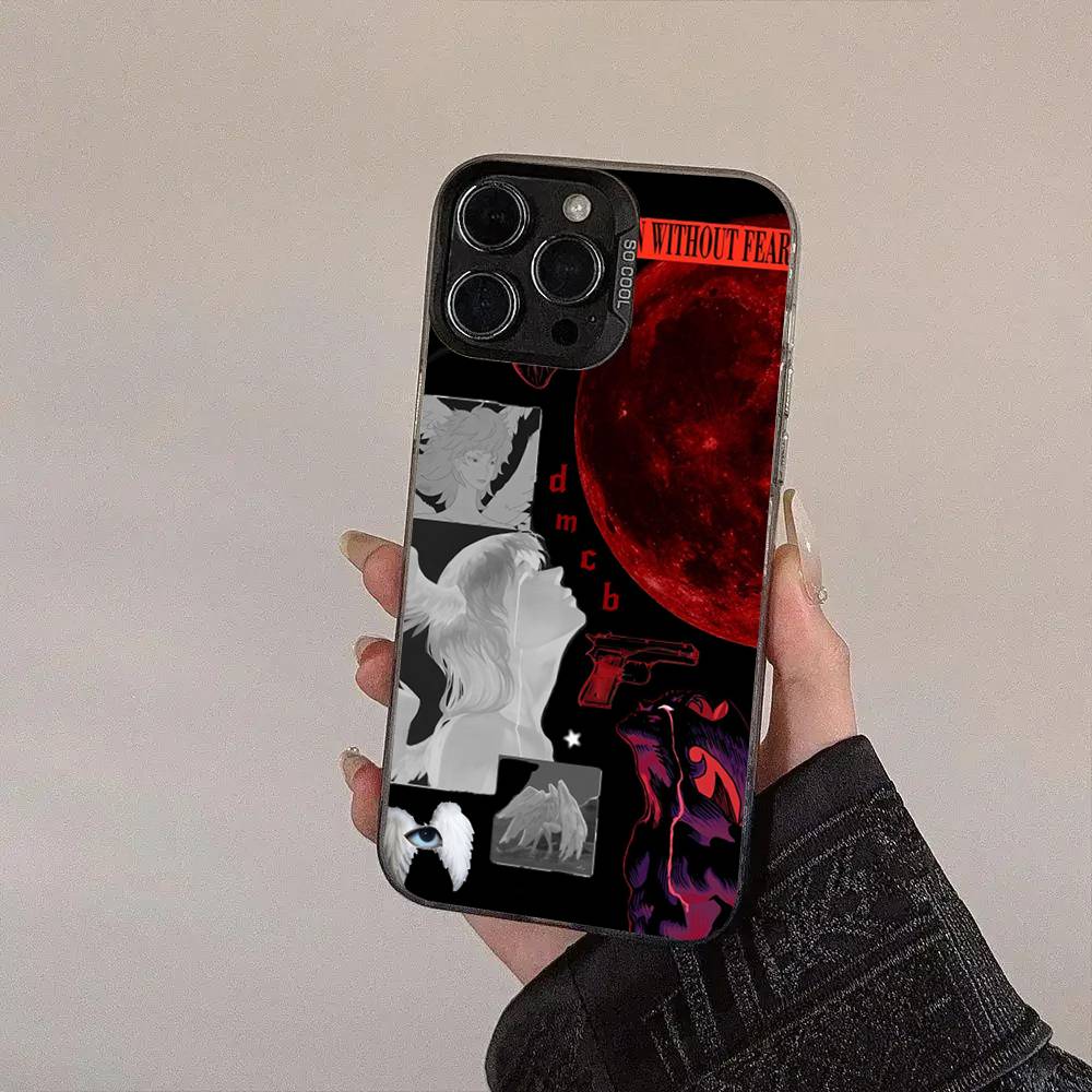 Anime P-Parasyte Farbig Silber Matt Für IPhone Handyhülle 17 16 15 14 13 12 11 Pro Max XR Plus Stoßfest