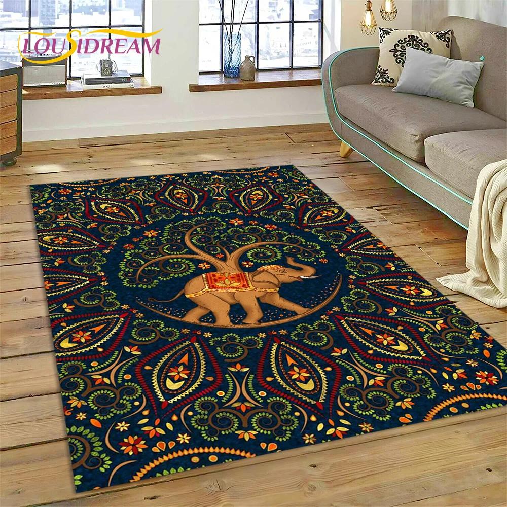 Tree of Life Nature Viking Yggdrasil Norse Carpet Rug for Bedroom Living Room Home Sofa Decoration,Child Large Decor Floor Mat
