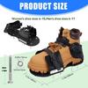 No Heavy Equipment Needed Aerating Shoes For Healthier Greener Grass Epoxy Floors 13 Nylon Spikes Effortlessly Aeration