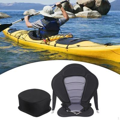 Kajak Polstrované sedadlo Kanoe Nastavitelný polštář Polstrovaný Rybářský Univerzální vysoký opěrák