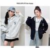 Girls' 2026 Spring/Autumn Hooded Jacket - Stylish, Fashionable, Casual Top for Older Children