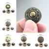 10Sets Snap Buttons Leather Craft Copper Sewing Accessories Press Studs Fasteners Garment DIY