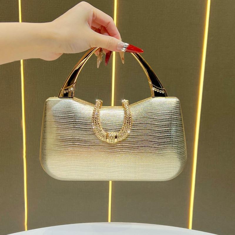

Fashion Handbag - Evening Bag - High-end Women s Handbag - Chain Shoulder Strap Handbag золотий
