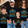 Family Matching Outfits Birthday Princess Girls Party T-Shirt Harajuku Shirts Parents Children Dad Mom T-Shirts Clothing