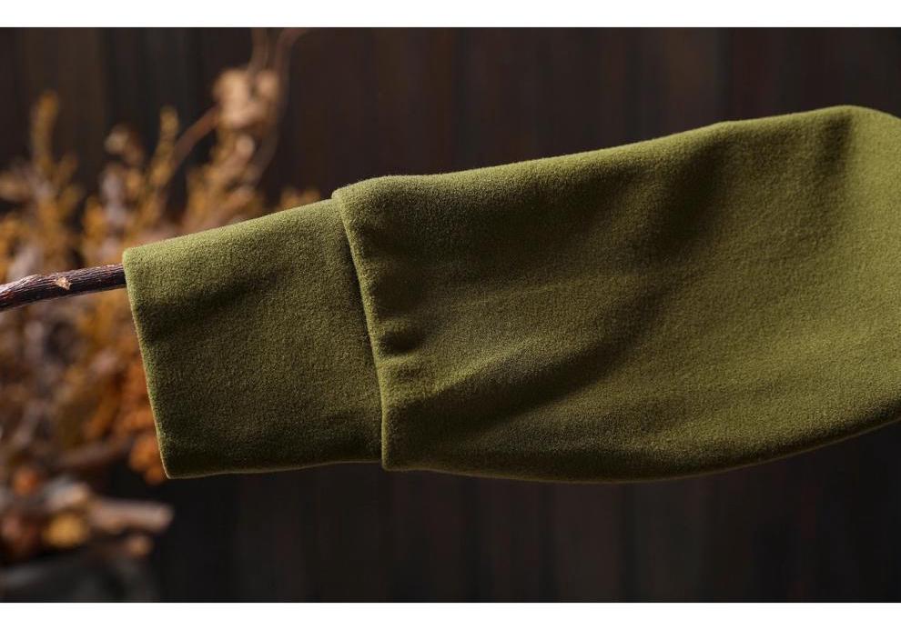 Autumn/Winter Half-Zip Stretchy Hooded Pullover Top