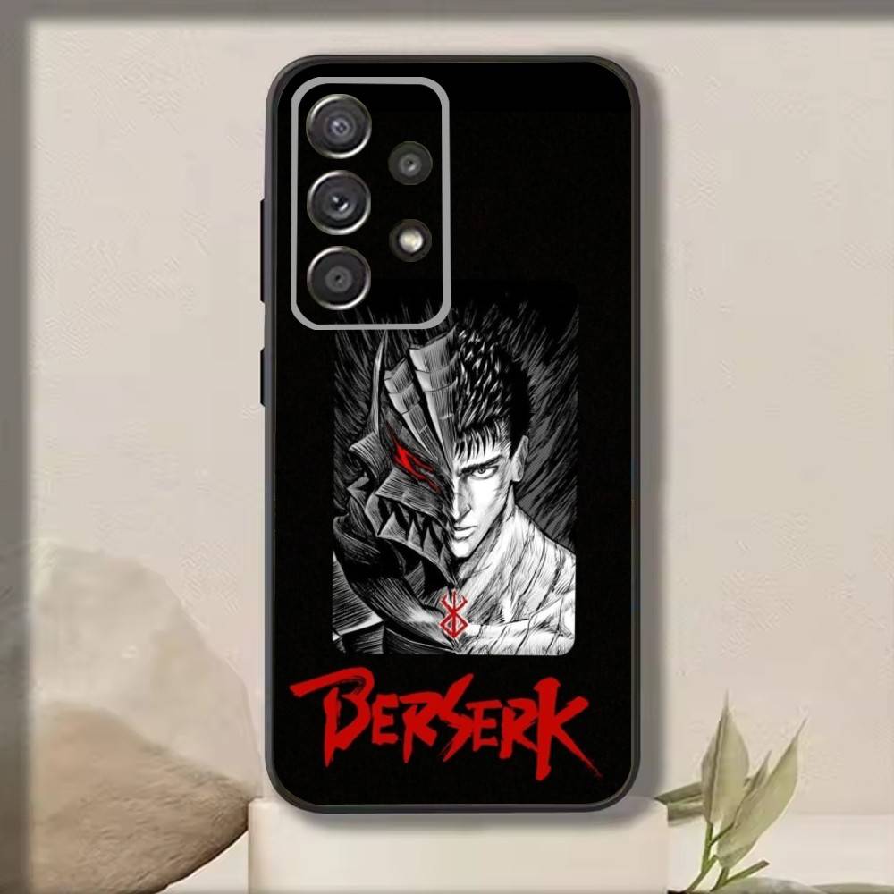 C-Comic Berserk Guts Plating  Phone Case For Samsung S25,S24,S21,S22,S23,S30,Ultra,S20,Plus,Fe,Note,10,9,5G Black Cover