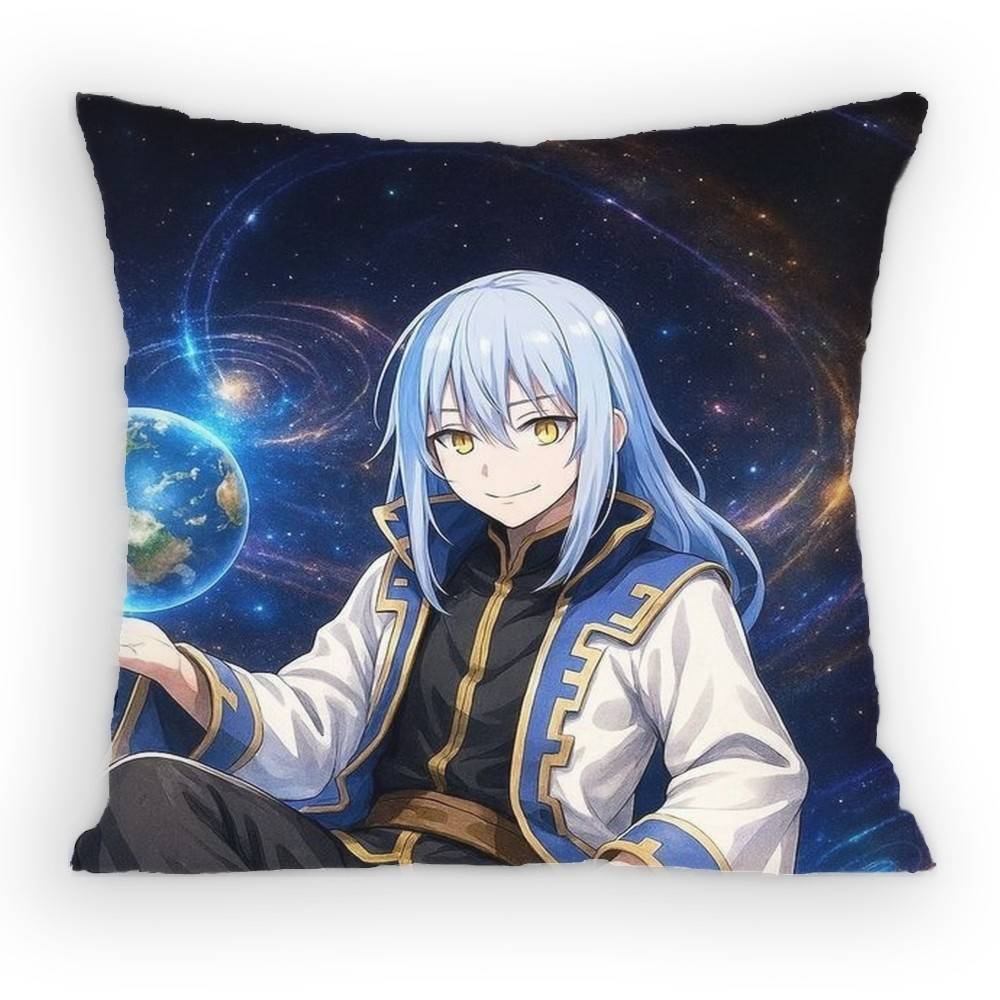 S-Slime Anime R-Rimuru T-Tempest-Rt Kissenbezug Sofa Wohnzimmer Schlafzimmer Kopfteil Rückenlehne Kissen Quadratisches Kissen Nickerchenzeit