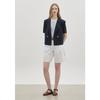 Cc Collect Half Sleeve Color Stitch Crop Jacket C262msf136