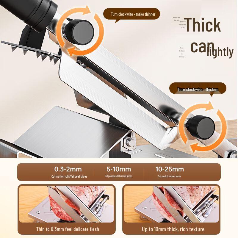Household Manual Stainless Steel Meat Slicer