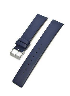 Replacement Calfskin Leather Watch Band for SKAGEN 233 Series (SKG, Cassis) with Replacement Tool, 22mm, Dark Blue