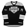 Korean Girls' Band KATSEYE Hockey Jersey Long Sleeve Tshirt Unisex Streetwear Casual 3D Printing Design T Shirt