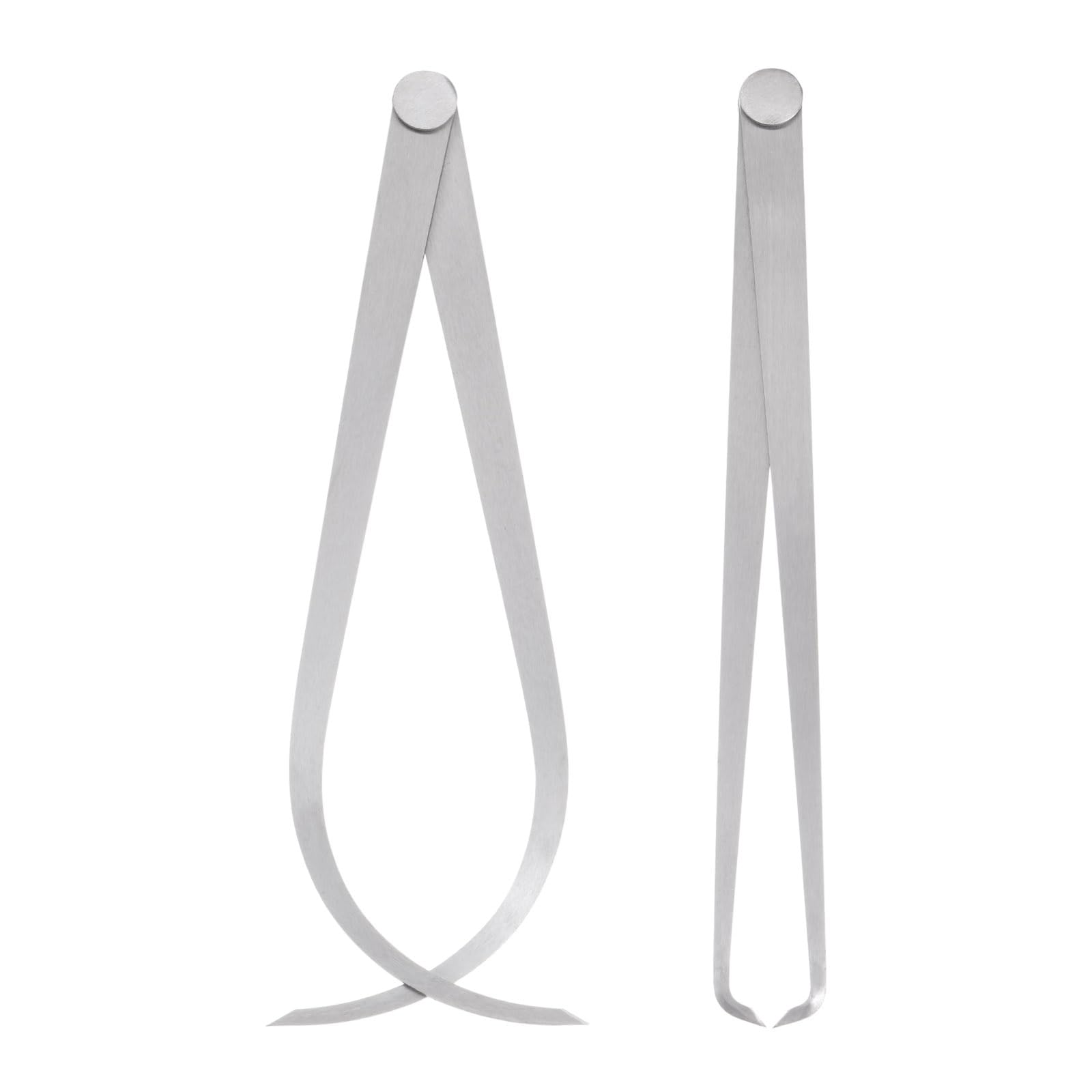 

Kozelo Solid Joint Inner and Outer Caliper Set Stainless Steel Metal Solid Friction Joint Measuring Tool for Size Silver Tone - [10-inch] Measurement,