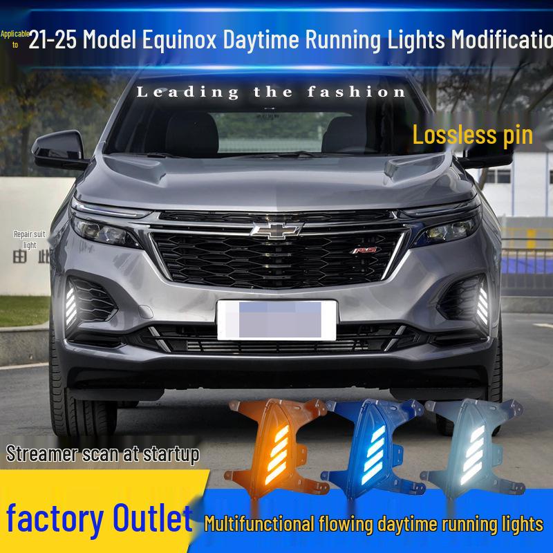 LED Daytime Running & Fog Lights for Chevrolet Equinox 2021-2023 Models