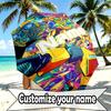 Custom Name Personalized Transformers Print Umbrella, Auto Open Close, 8‑Rib Sturdy Frame, Commute Camping Hiking Use, Birthday Gift