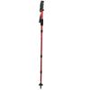 Outdoor Aluminium Alloy 4-Sections Suspension Straight Handle   Pole Walking Stick Alpenstock for Climbing Camping
