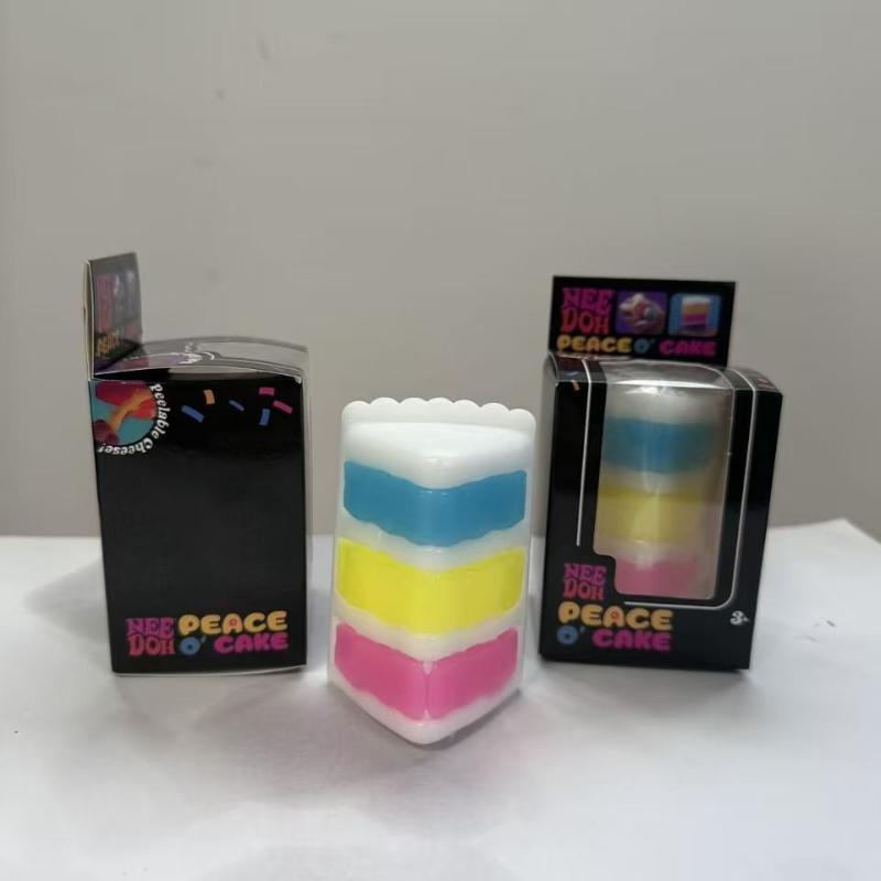 

1Pcs Office Desk Gadget Nice Cake Sensory Fidget Stress Relief Anxiety Sensory Tool For Focus Adhd & Calming one size