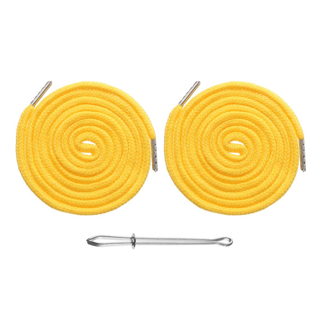 Uxcell 2 pezzi Coulisse per Vita Pantaloni per Uomo Donna Pantaloni Sportivi Corde Coulisse Corda Cintura Cordino Maglione Cappello Corda Rotonda Fai da te