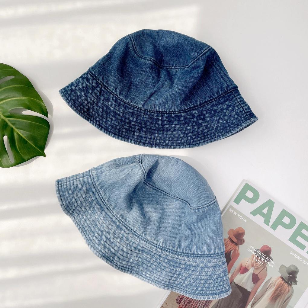 Women's and Men's Daily Denim Simple Bucket Hat