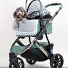 New Pet Stroller Anti-dirty Mat Cat and Dog Stroller Inner Liner Dog Small Stroller Lace Edge Mat Pet Supplies