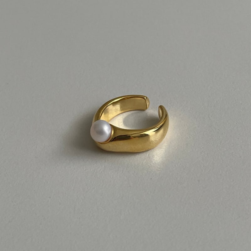 ELYONA ELA 28 Mini Pearl Open Ring/Ear Cuff