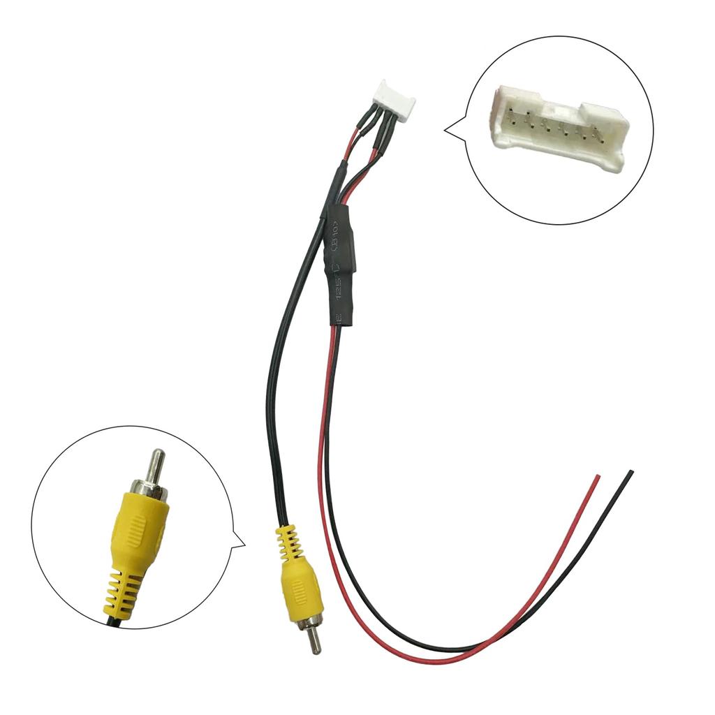Alpine X8 Compatible Rear Camera Car Navigation Conversion Harness, 6P Connector