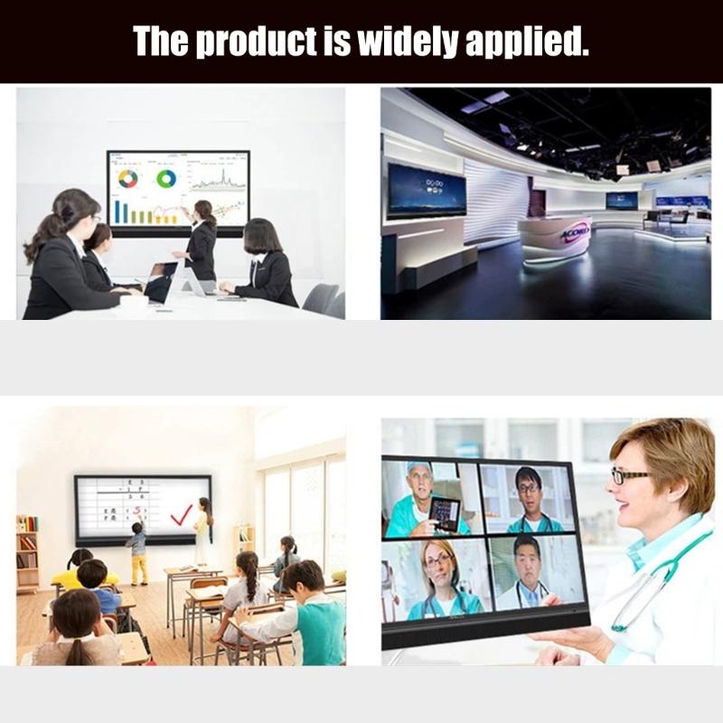 Plug and Play USB Desktop Conference Microphone Feature Omnidirectional Speaker and Sound for Remote Meetings